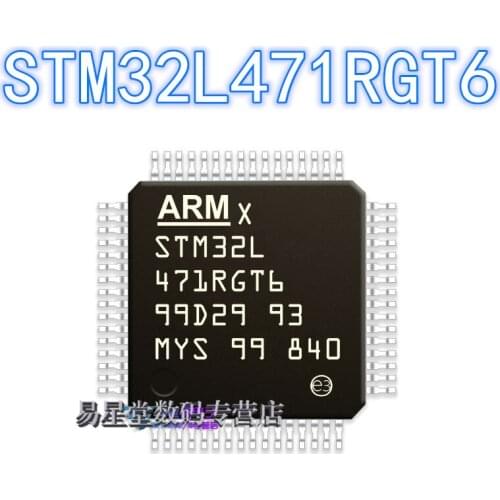 1PCS 100% new original authentic STM32L471RGT6 QFP-64 32L471RGT6 QFP64 32-bit microcontroller chip 80MHz/1MB