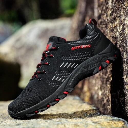 QIFENG Mens Breathable Sneakers