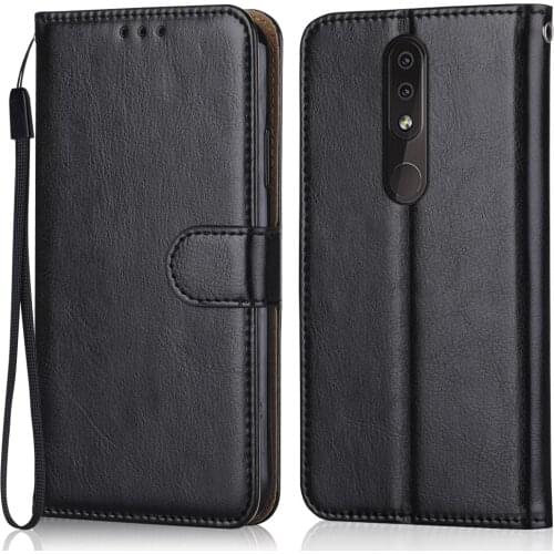 Luxury Leather Case for On NOKIA 4.2 TA-1184,TA-1133,TA-1149,TA-1150,TA-1157,TA-1152 Wallet Stand Flip Case Phone Bag With Strap