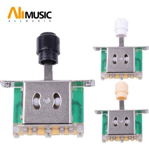 3pcs Guitar 3 WAY PICKUP SELECTOR SWITCH FOR FD STRAT replacement with Black/White/Cream Tip