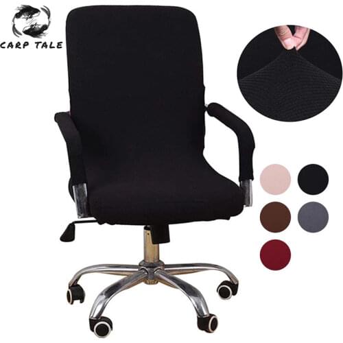 Stretch Spandex Office Chair Covers S/M/L knitting Anti-dirty Computer Seat Chair Cover Removable Slipcovers For Office Chairs