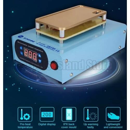 SS-918X For iPhone x IPX back cover splitter mobile phone screen separation machine LCD split screen artifact