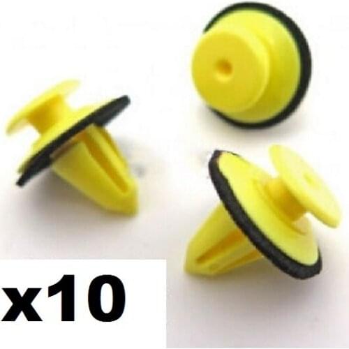 10x For Land Rover Discovery 3 (LR3) Exterior Windscreen A-Pillar Trim Clips