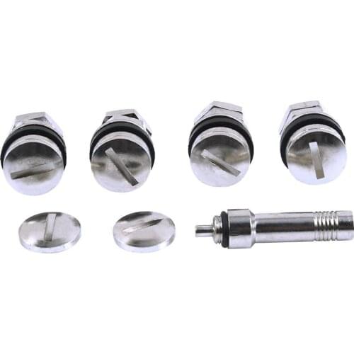 4pcs Stealth Flush Mount Car Wheel Tyre Hidden Valve Stems+Cap Set