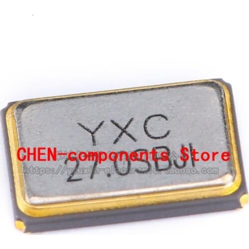 5pcs SMD passive crystal YSX531SL 27MHz 10PPM 20pF X503227MSB4SI 4 feet