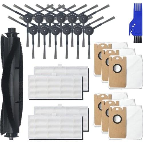 Promotion!24Pcs Replaceble Side Brush Roll Brush Filter Accessories Set Parts for S9 Vacuum Cleaner Sweeper Replace for Home