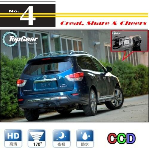 Car Camera For Nissan Pathfinder R52 2012~2016 High Quality Rear View Back Up Camera PAL / NTSC To Tuning | CCD + RCA Connector