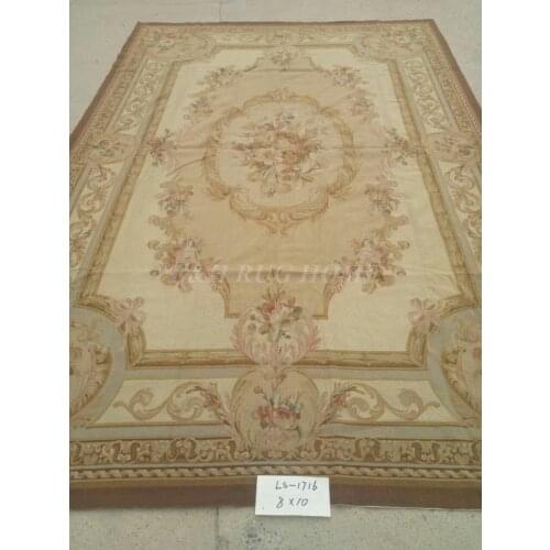 Free shipping 8'X10' antique Hand Stitched needlepoint rugs, handmade wool rugs wholesale prices NEW STORE PROMOTION