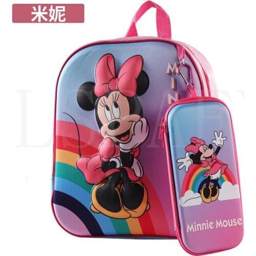 Disney Brand Frozen Mickey Mouse Cartoon backpack Childrens school Bagpack Elsa & Anna Princess Schoolbag For Girls Boys