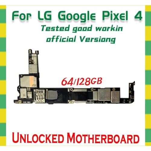 EU Version For LG Google pixel 4 Motherboard 100% Original Full Working Unlocked Motherboard Mainboard Logic Board MB