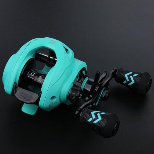 Sougayilang Baitcasting Reel Dual Brake System Reel 8KG Max Drag 9+1 BBs 8 :1 High Speed Fishing Reel Gift Reel Thread Stopper