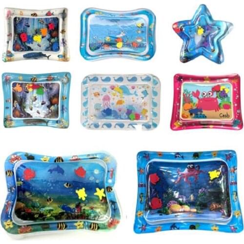 Summer CreativeBaby Water Mat Inflatable Patted Pad Toddler Water Play Mat for Children Education Developing Baby Toys