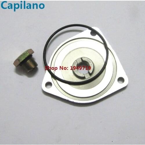 Motorcycle GN125 GS125 oil floor drain leak thread plate cover for Suzuki 125cc GN GS 125 fuel cover spare parts