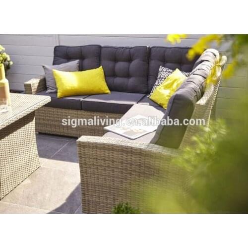 New arrival garden furniture patio sofa rattan sofa set for sale