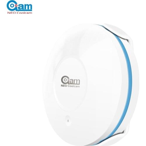 NEO COOLCAM Smart Water Leak Alarm Sensor Z wave Plus Water Flood Leakage Sensor With Remote Probe Water Resistant