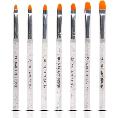 New Manicure Gel Transparent Nail Art Brush Painting Drawing Pen Suitable for Women Phototherapy nail design Professional Tools