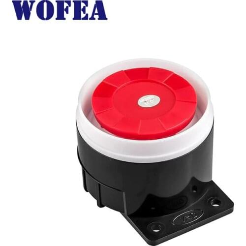 Free shipping Mini Wired Siren Horn For Wireless Home Alarm Security System 120 dB loudly siren for alarm system