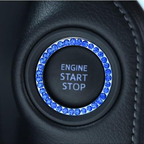 Car Start Engine Ignition Ring Cover Button Interior Accessories Styling Case for Jeep Grand Cherokee/Compass/Commander/Wrangler