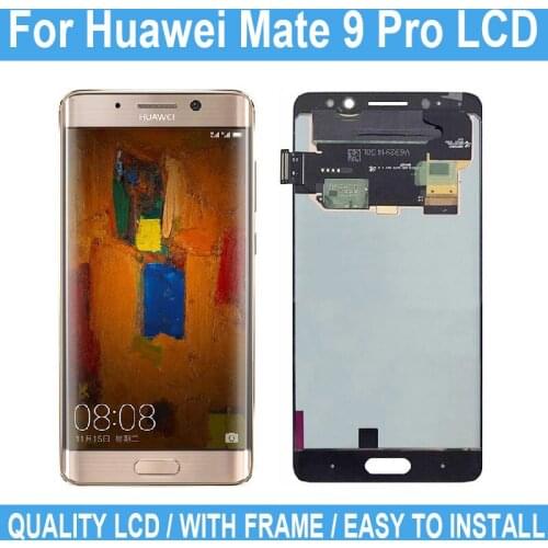 5.5" LCD For Huawei Mate 9 Pro Display Touch Screen With Frame And Digitizer Assembly Replacement For Mate 9 Pro LCD Display