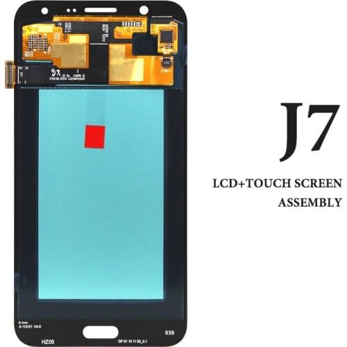 100% New For Samsung J7 2015 J700 J700F LCD Display Super AMOLED Touch Screen Assembly 5.5 Inch For Samsung J700 J700F LCD