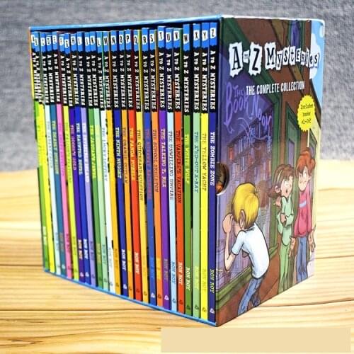 26 Books/set 7-12 years A to Z Mysteries event detective novel Develop kid reading habit evening read English story Bridge Book
