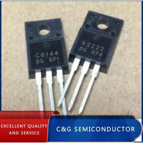 4PCS 2SA2222 2SC6144 A2222 C6144 TO220F