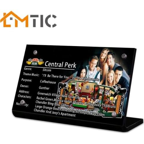 Acrylic display stand brand for 21319 Central Perk toy building blocks