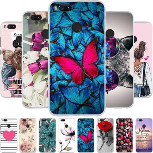 A For Xiaomi Mi A1 Case for Xiomi Xiaomi Mi 5x A1 5 X A 1 Mi5X MiA1 Case Ultra Thin soft Back TPU Silicone Cover Phone Cases