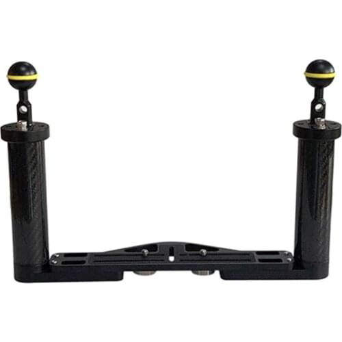 Carbon Fiber Diving Handle Bracket Holder Underwater Photography Tools