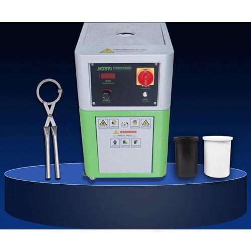 Electric Melting Furnace 1-2.5KG Jewelry Casting Melting Furnaces Gold Silver Metal Casting Melter 220V Electric Melting Machine