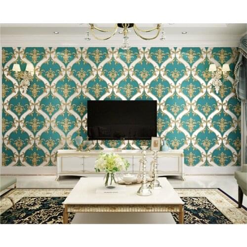 Beibehang European thick 3D imitation leather 3d wallpaper bedroom living room dining room TV background wall papers home decor