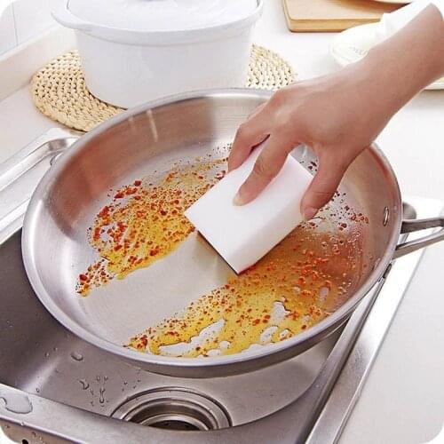 Kitchen Clean Sponge Eraser Kitchen Cleaning Household Accessoires Tools Washing Spong Practical Supplier