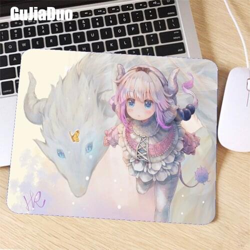 GuJiaDuo Anime Mouse Pad Computer Office Keyboard Non-slip Small Mouse Pad Gamer Accessories Cute Mouse Pad Drop Shipping Desks
