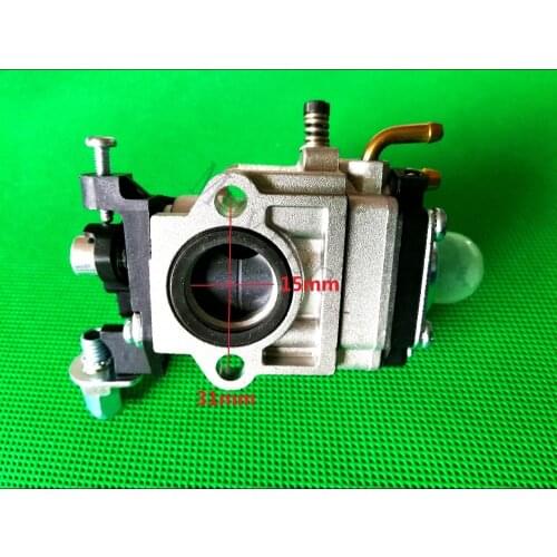 Gasoline Brushcutter 15mm Carburetor Carb For CG430/520 Trimmer spare parts 40-5/44-5,43cc/47cc/49cc/52cc