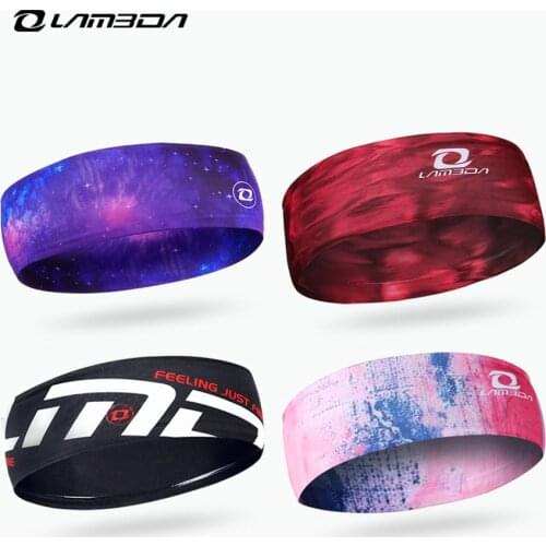 LAMEDA Sweat Wicking Sport Cycling Elastic Headband Men s And Women Cycling Yoga Basketball Fitness Outdoor Sports Sweatband
