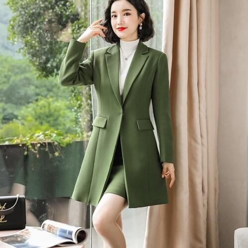 Lenshin Women Candy Colors Long Coat Simple Outerwear Jackets with Pockets Fashion Style Office Lady Winter Wear