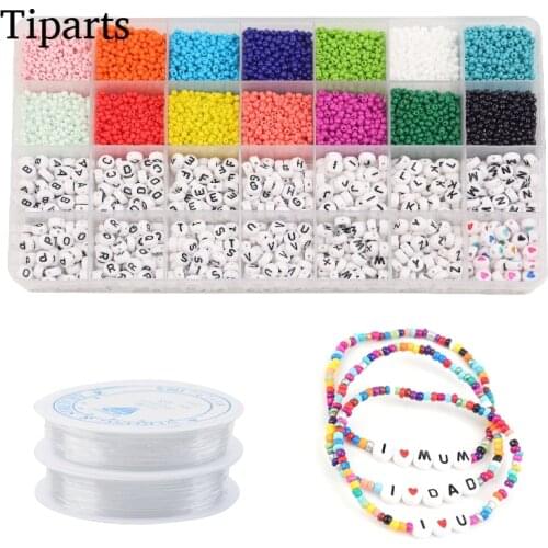 6300pcs Acrylic Letter Beads Set Muyuki Glass Beads forKid Bracelets Necklace Making Beaded Material Plastic Alphabet Beads boxs