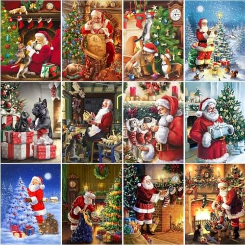 DIY 5D Beautiful Snow Tree Diamond Painting Full Square Drill Diamond Embroidery Cross Stitch Kit Handmade Christmas Decoration