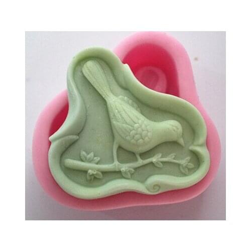 New Bird Craft Art Silicone Soap mold Craft Molds DIY Handmade soap molds