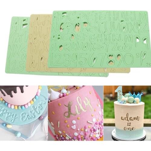 New Cake Tool Capital,Alphabet,Number Embossed Letter Cutter Mold,Cookie Cutter Stamp Fondant Boy Girl Cake Decorating Tools