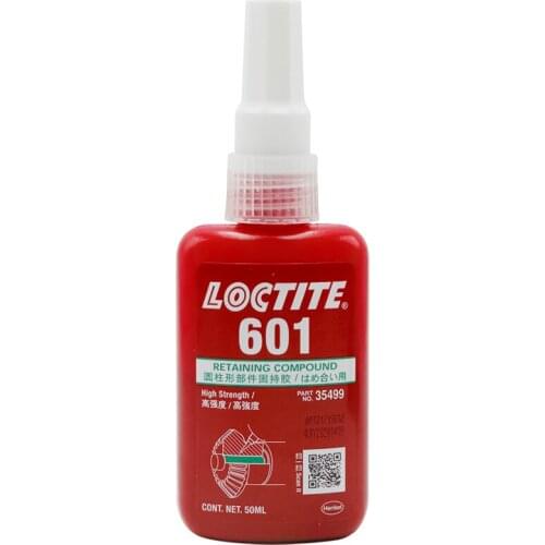 50ml Loctite 601 Cylinder Pars Holding Adhesive Bearing Sealing Glue Fastening Anaerobic Sealant
