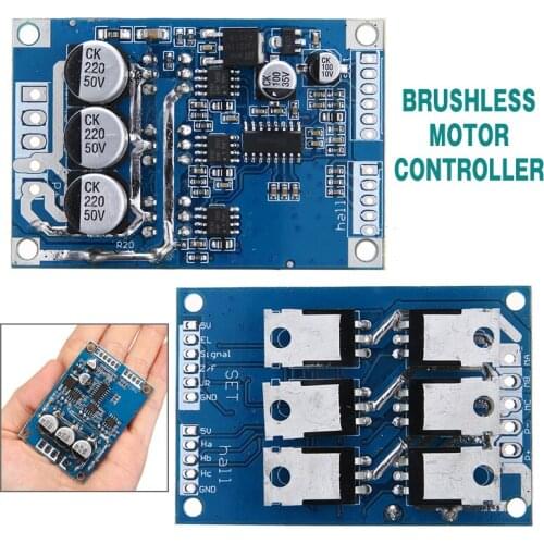 Brushless DC Motor Driver Controller Board Reverse Voltage Over Current Protection Voltage Speed Regulation Controller Boards