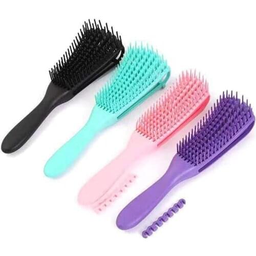 Comb Hair Brush Scalp Massage Hair Comb Women Detangle Brush Salon Hairdressing Styling Healthcare Adjustable Hair Brush New