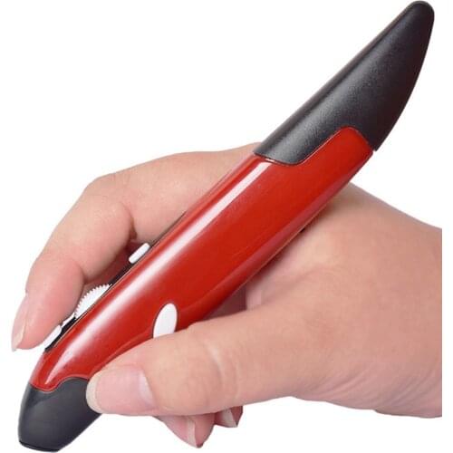 Adjustable DPI 2.4G Wireless Optical Presenter Pen Mouse for Tablet Laptop PC Mouse Pens