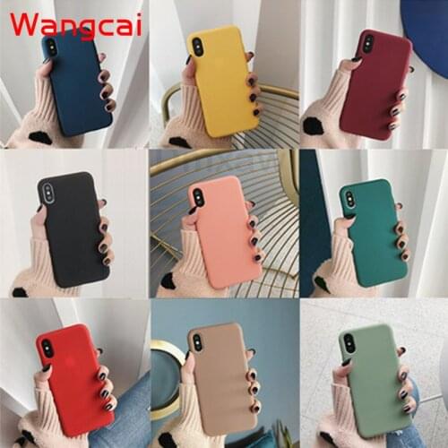 Candy color silicone case for OPPO A92 A72 A52 Find X2 Neo A8 A31 A9 A5 2020 A91 F15 F9 Pro F3 F1 Plus case matte soft tpu cover
