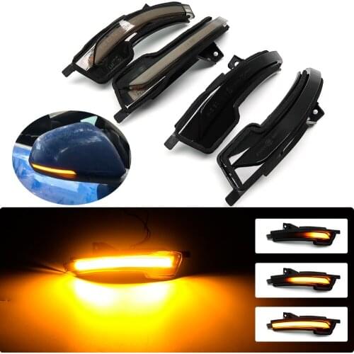 LED Dynamic Turn Signal Rear View Lamp Side Mirror Indicator Light For Ford Mustang S550 2015-2020 6th Gen Car Accessories