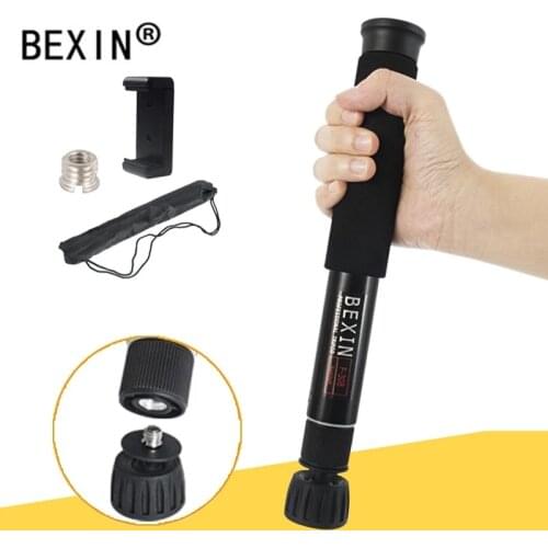 BEXIN P308C P308D Extendable Lightweight Portable Camera Monopod Phone Stand Unipod For DSLR Camera With Detachable Foot Pad