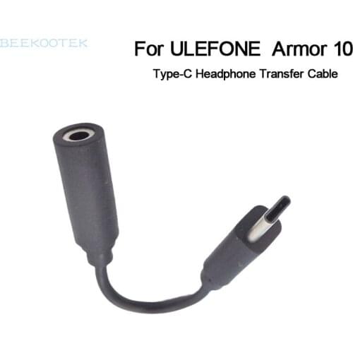 Ulefone Armor 10 For Type-C Headphone Transfer Cable Original New Headphone Accessories For Ulefone Armor10 6.67"5G Smartphone