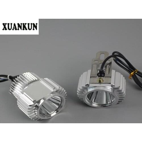 XUANKUN Electric Motorcycle Modified Spotlights Built-in Xenon LED Headlamps 5W Accessories