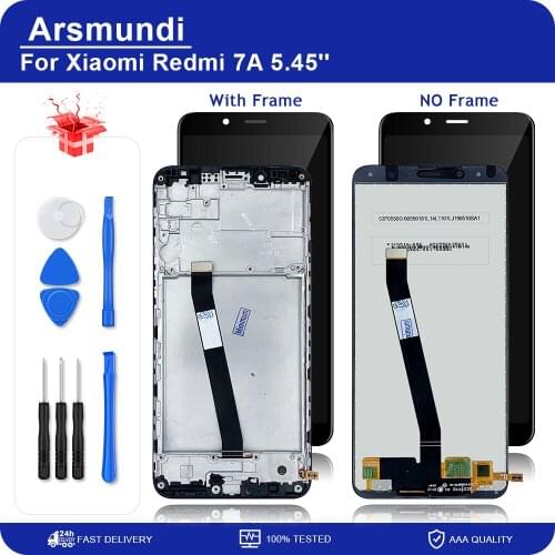 5.45" For Xiaomi Redmi 7A LCD Display Touch Screen Digitizer Assembly With Frame Replacement Parts For Redmi 7A